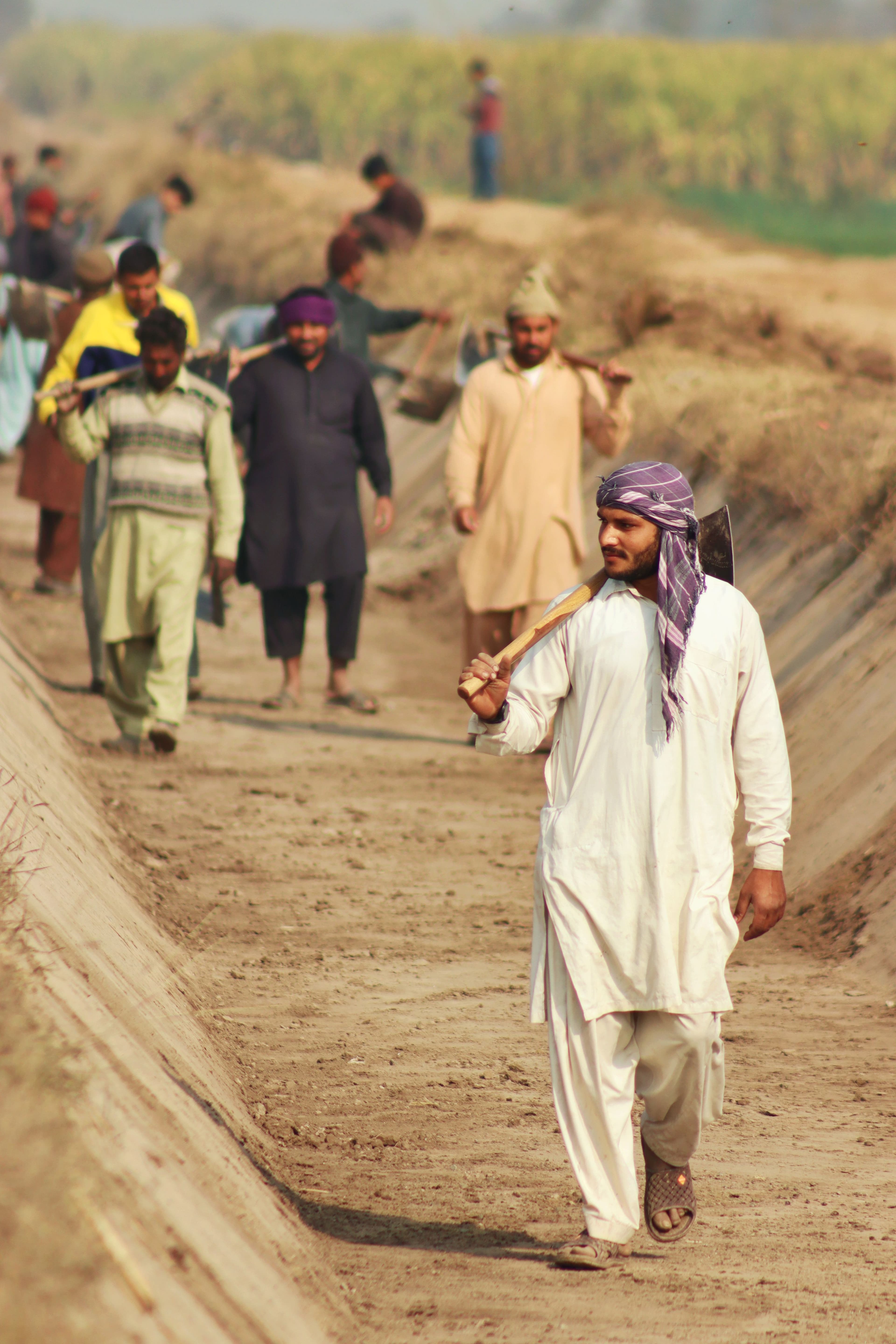 Community members gathering in Pakistan